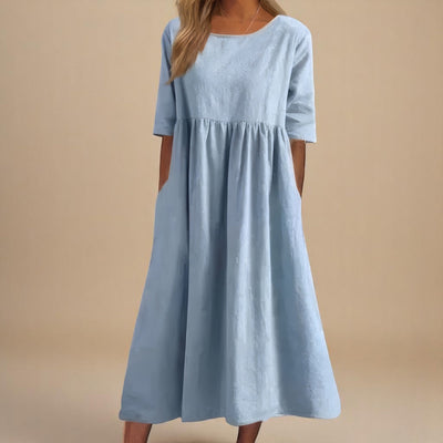 Leviana™ | Abito in Cotone Flattering