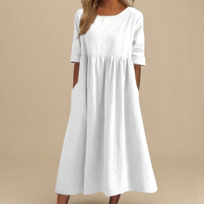 Leviana™ | Abito in Cotone Flattering