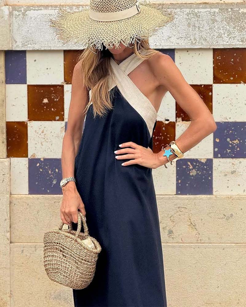 Anne | Abito elegante con chiusura incrociata