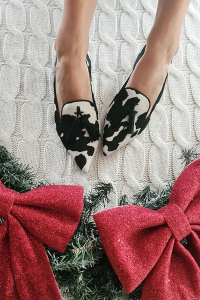 BELMONTE MILANO | MOCASSINO STAMPA COW CON NAPPE