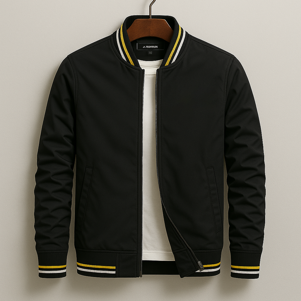 Chez Monsieur™ | Giacca Bomber Elegante a Righe
