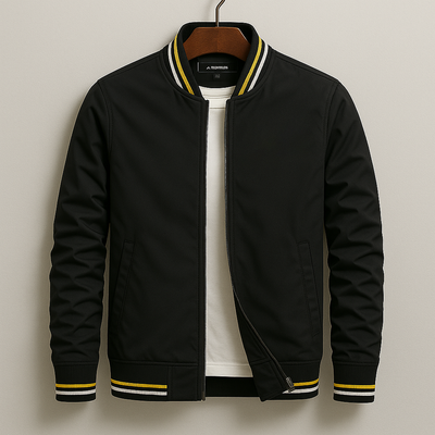 Chez Monsieur™ | Giacca Bomber Elegante a Righe