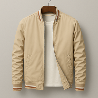 Chez Monsieur™ | Giacca Bomber Elegante a Righe
