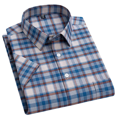 Camicia di Cotone a Maniche Corte