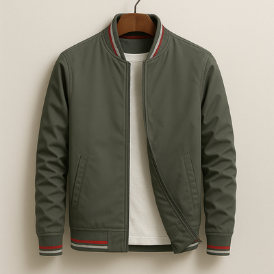 Chez Monsieur™ | Giacca Bomber Elegante a Righe