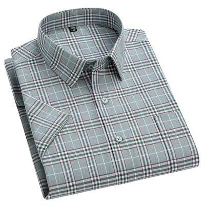 Camicia di Cotone a Maniche Corte