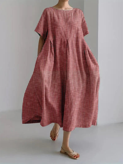 Bianca – Abito a Righe Retro