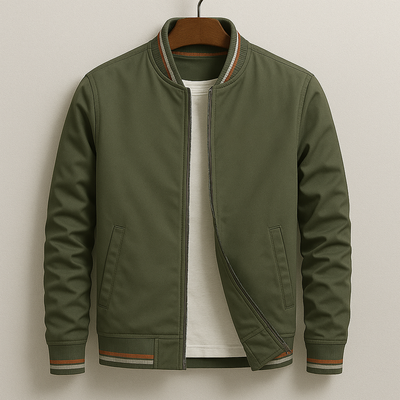 Chez Monsieur™ | Giacca Bomber Elegante a Righe