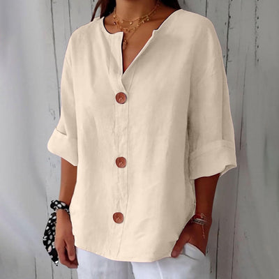 Leviana™ | Blusa in Lino Casual