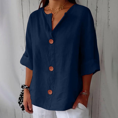 Leviana™ | Blusa in Lino Casual