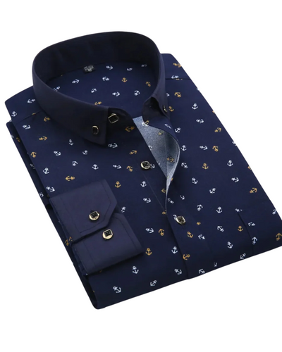 Givalli - Camicia con Stampa Nautica