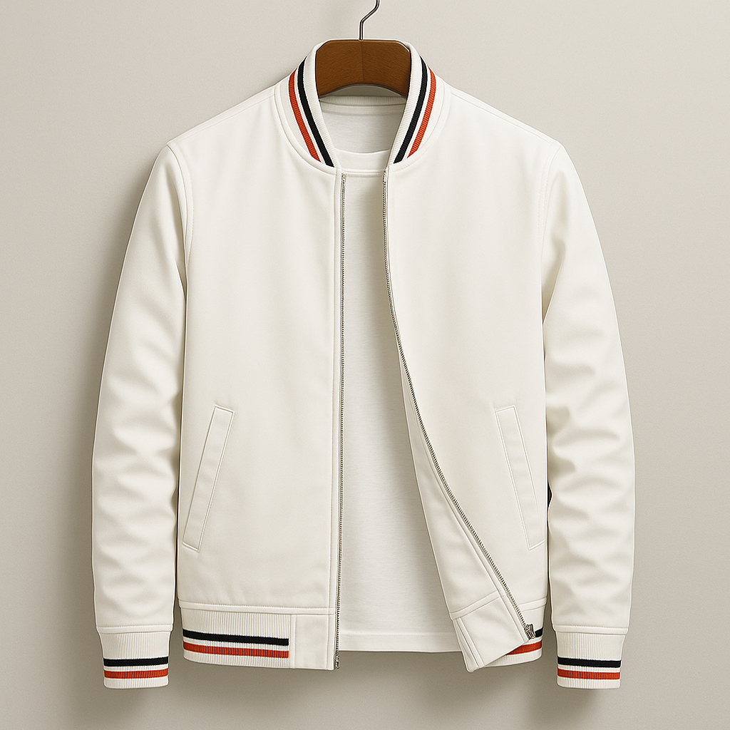 Chez Monsieur™ | Giacca Bomber Elegante a Righe