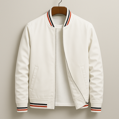 Chez Monsieur™ | Giacca Bomber Elegante a Righe
