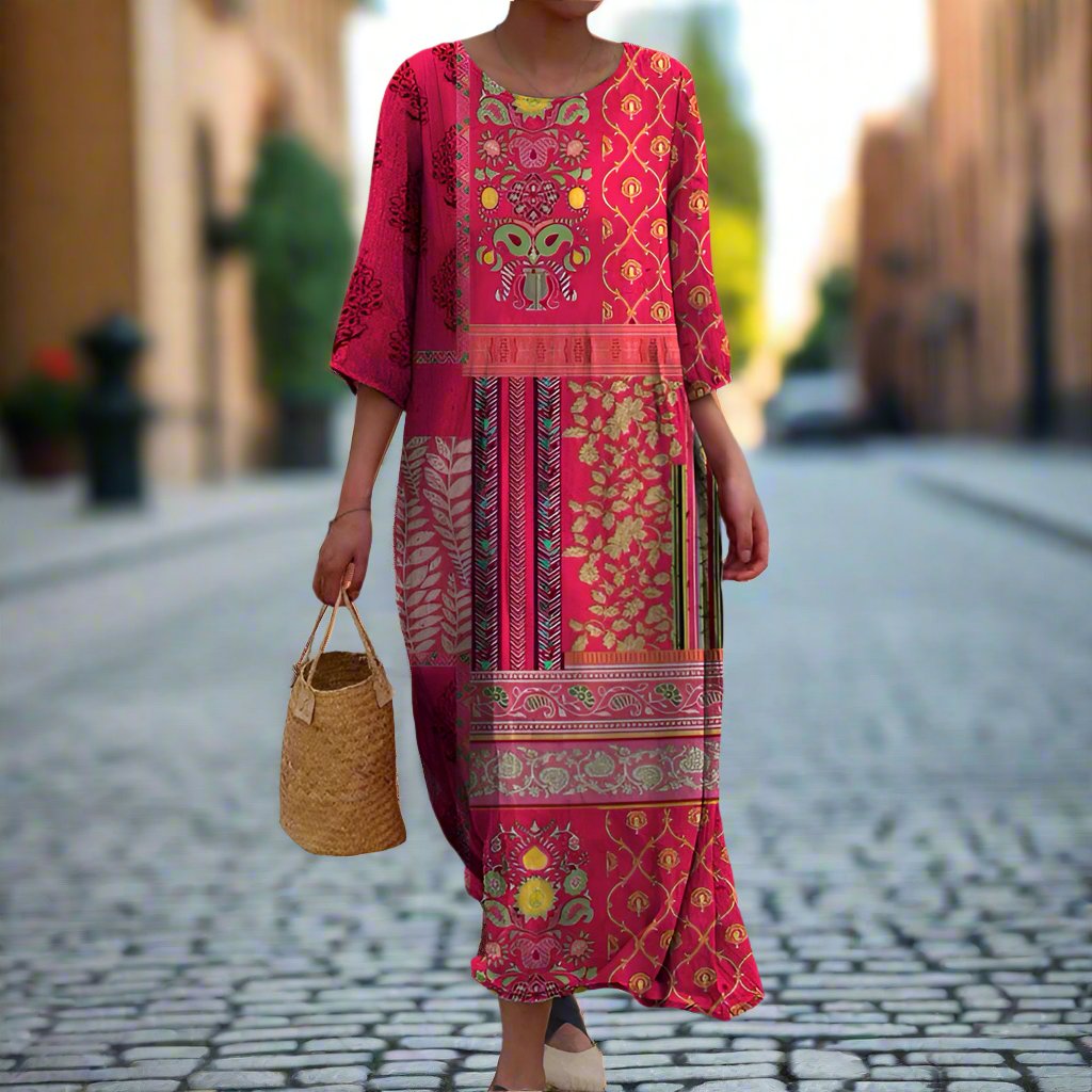 Marlene – Abito Boho-maxi Fluttuante