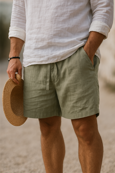 Lorenzo™ | Pantaloni in Cotone-Lino