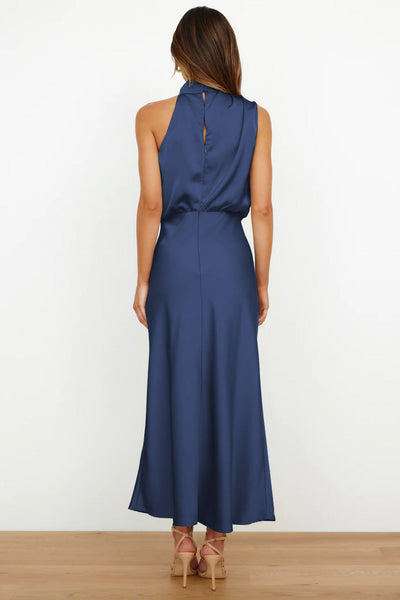 Lydia | Abito lungo con scollo a halter