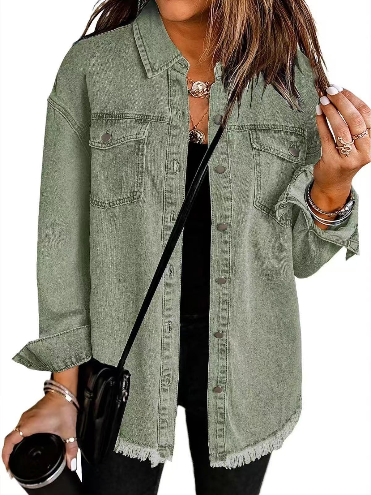 KATJA | Giacca Jeans Classica da Giorno