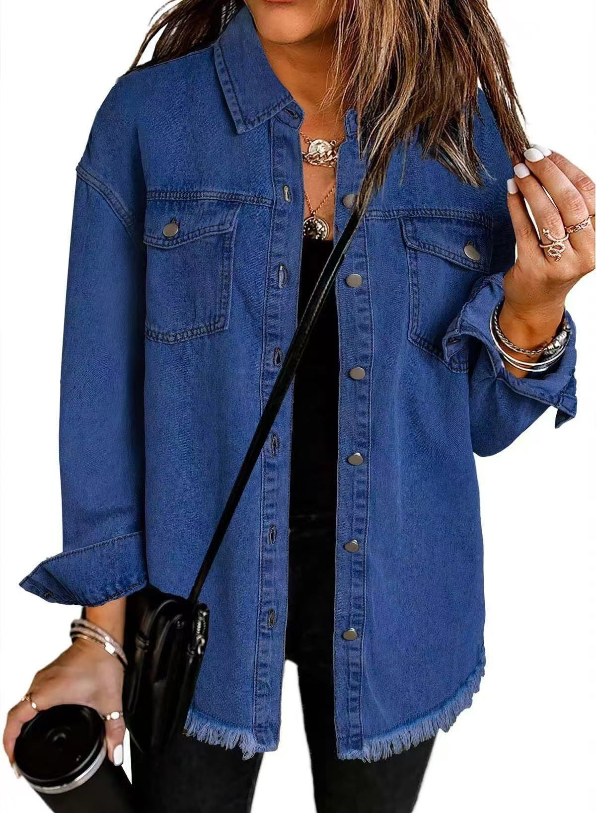 KATJA | Giacca Jeans Classica da Giorno