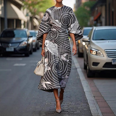 Grace | Abito Elegante con Collo Rotondo