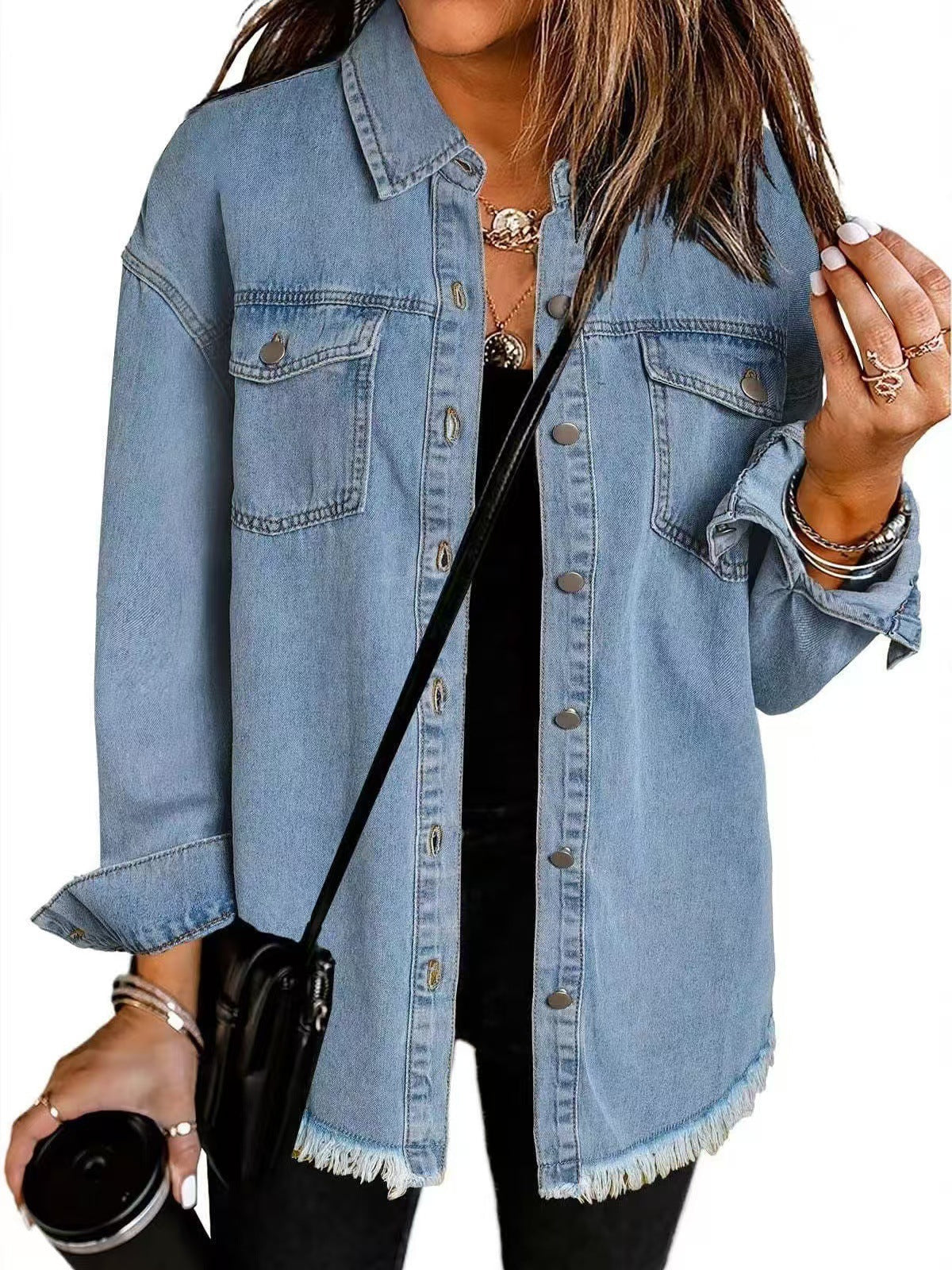 KATJA | Giacca Jeans Classica da Giorno