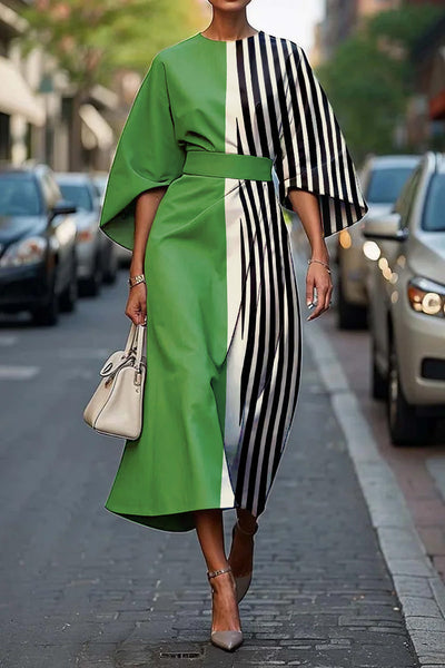 Grace | Abito Elegante con Collo Rotondo