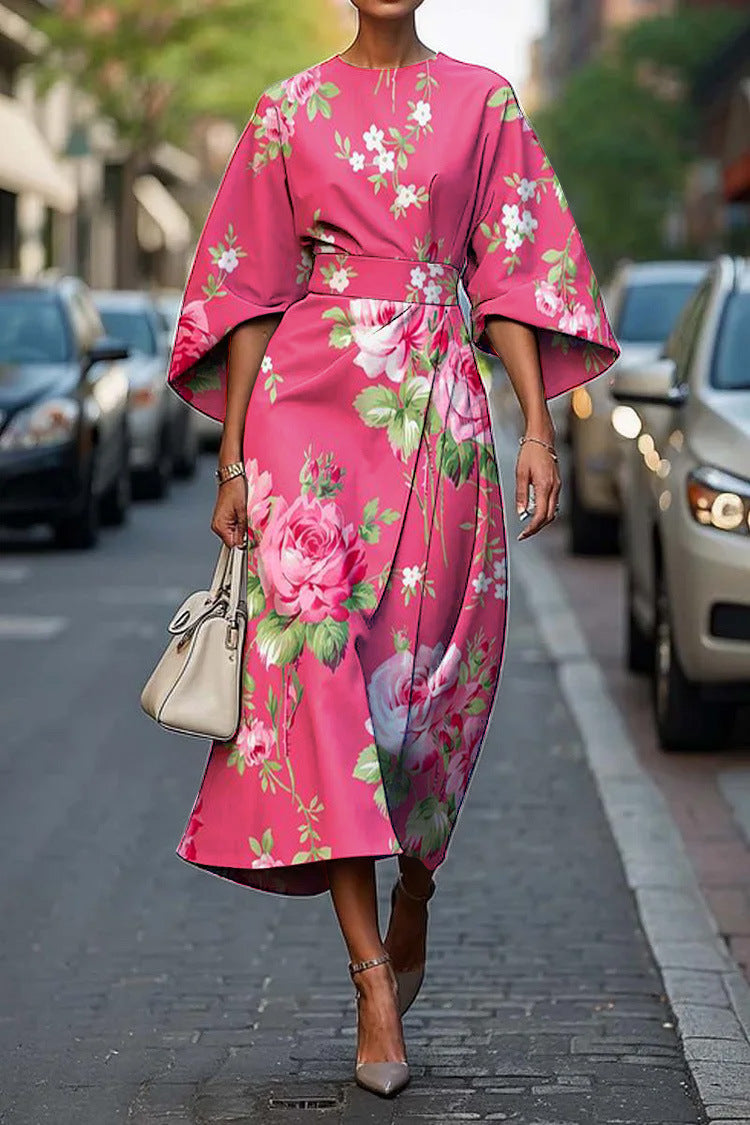 Melody | Abito Elegante con Collo Rotondo