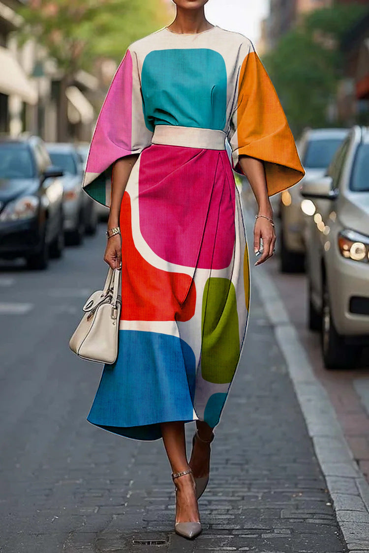 Grace | Abito Elegante con Collo Rotondo