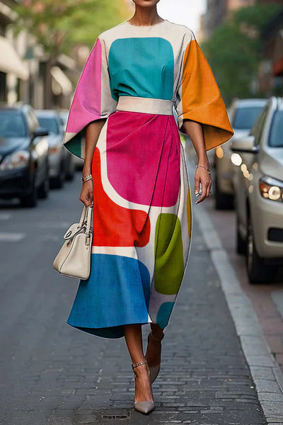 Grace | Abito Elegante con Collo Rotondo