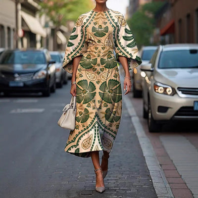 Grace | Abito Elegante con Collo Rotondo