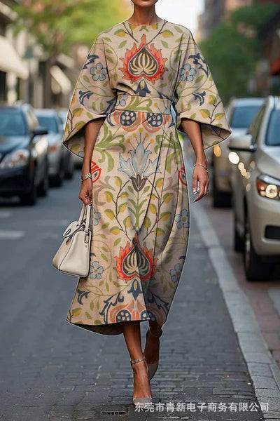Grace | Abito Elegante con Collo Rotondo