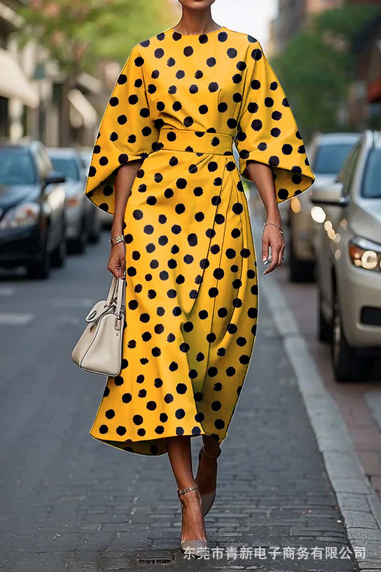Grace | Abito Elegante con Collo Rotondo