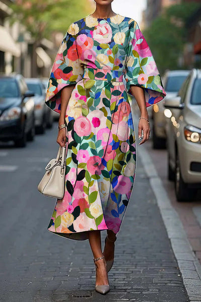 Melody | Abito Elegante con Collo Rotondo