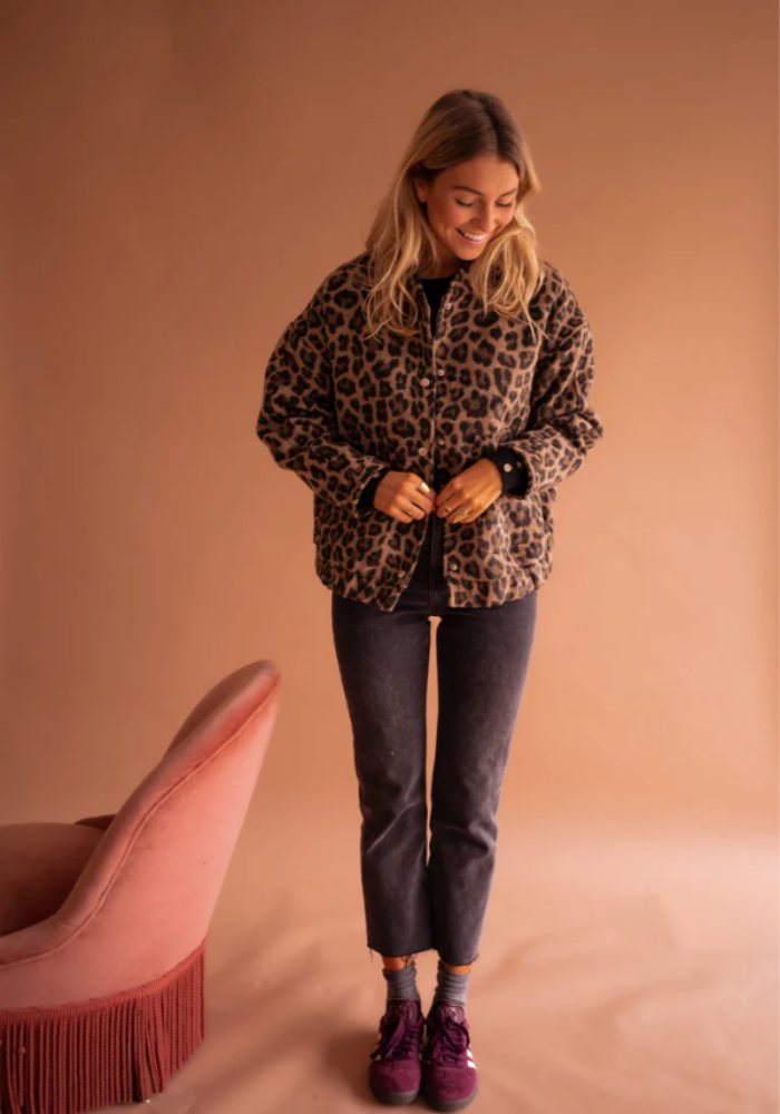 LEONA™ | Giacca Bomber Leopardo