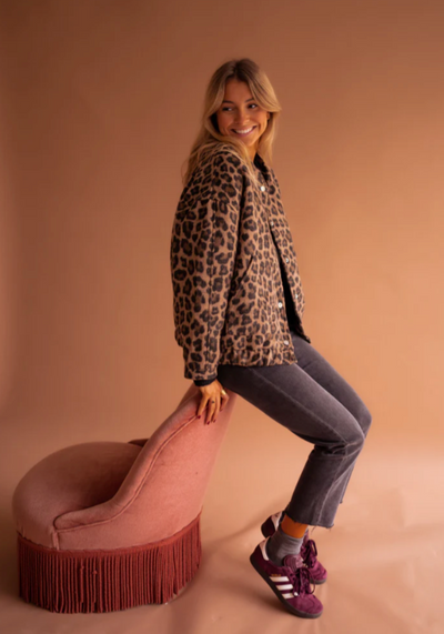 LEONA™ | Giacca Bomber Leopardo