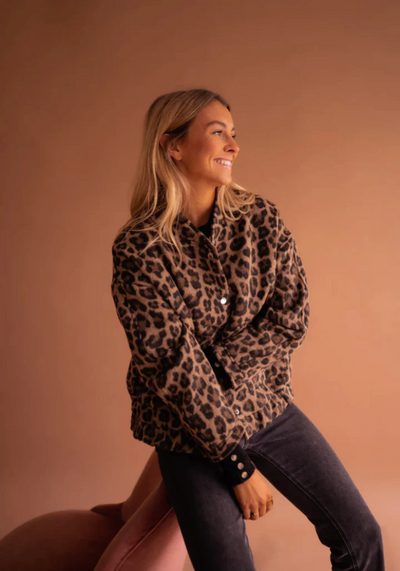 LEONA™ | Giacca Bomber Leopardo