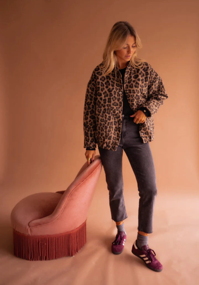 LEONA™ | Giacca Bomber Leopardo
