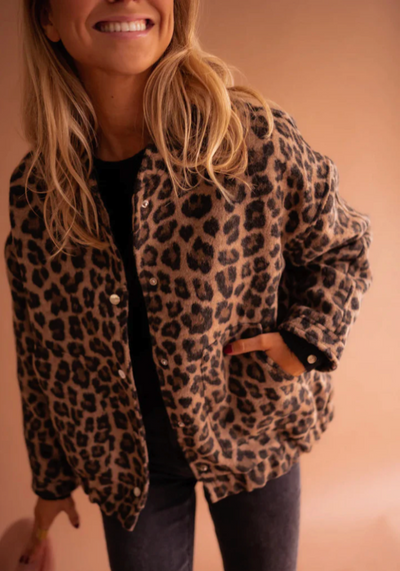 LEONA™ | Giacca Bomber Leopardo