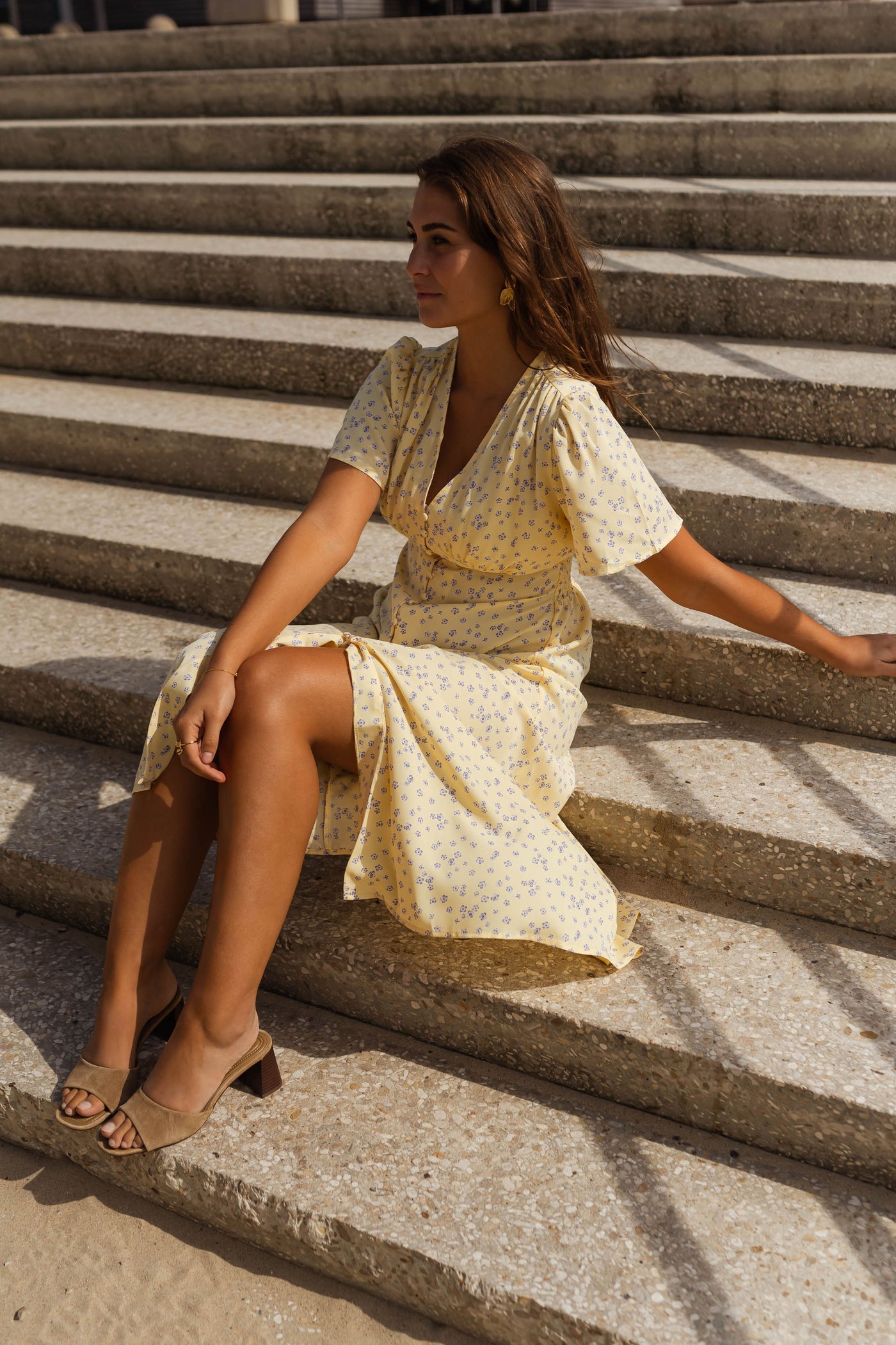 Diana™ | Abito Midi Estivo a Fiori