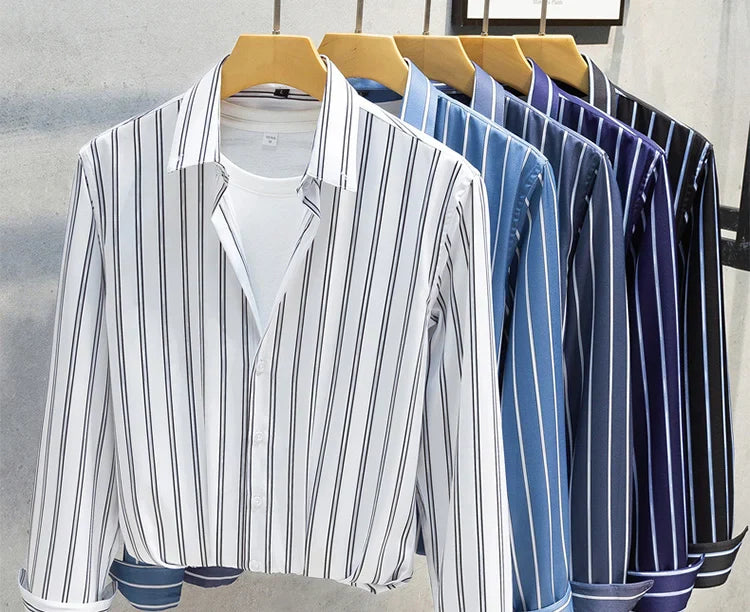 Camicia Elegante a Righe per Uomo