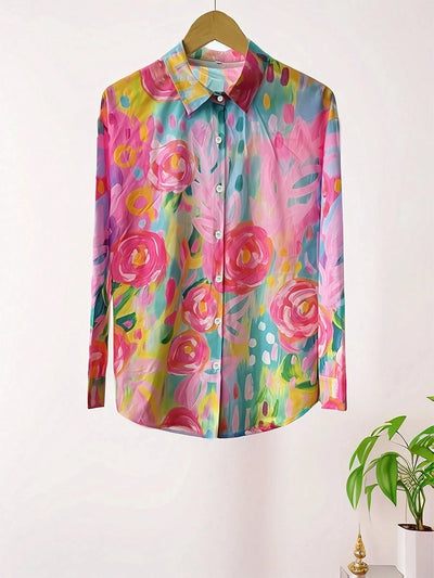 Annika | Blusa colorata con stampa giocosa