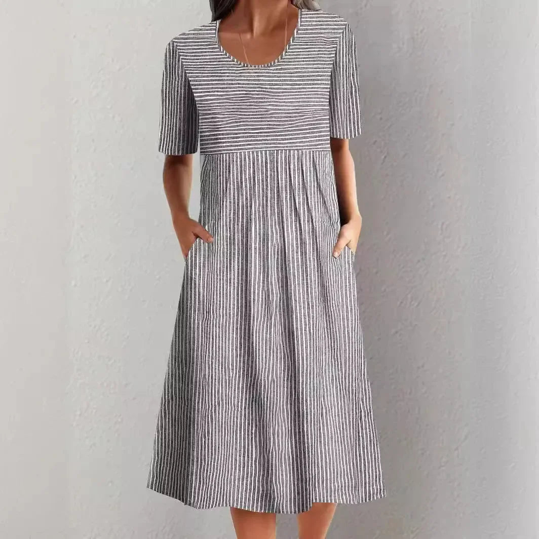 Leviana™ | Abito Estivo a Righe Casual,