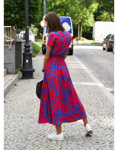 Suzanne | Abito elegante con scollo a V
