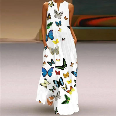Aurelia | Abito A-Line Farfalla e Fiori
