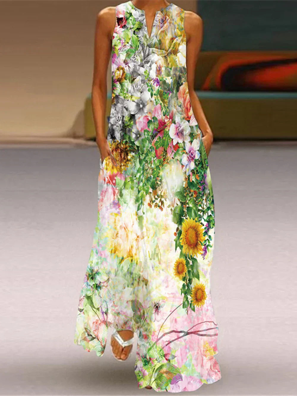 Aurelia | Abito A-Line Farfalla e Fiori