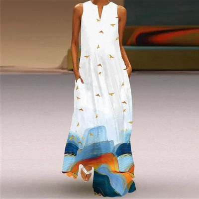 Aurelia | Abito A-Line Farfalla e Fiori