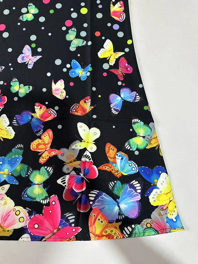 Abito da Donna Americana Cross Border Nuovo Vestito Senza Maniche con Scollatura a V
