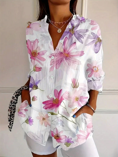 Annika | Blusa colorata con stampa giocosa