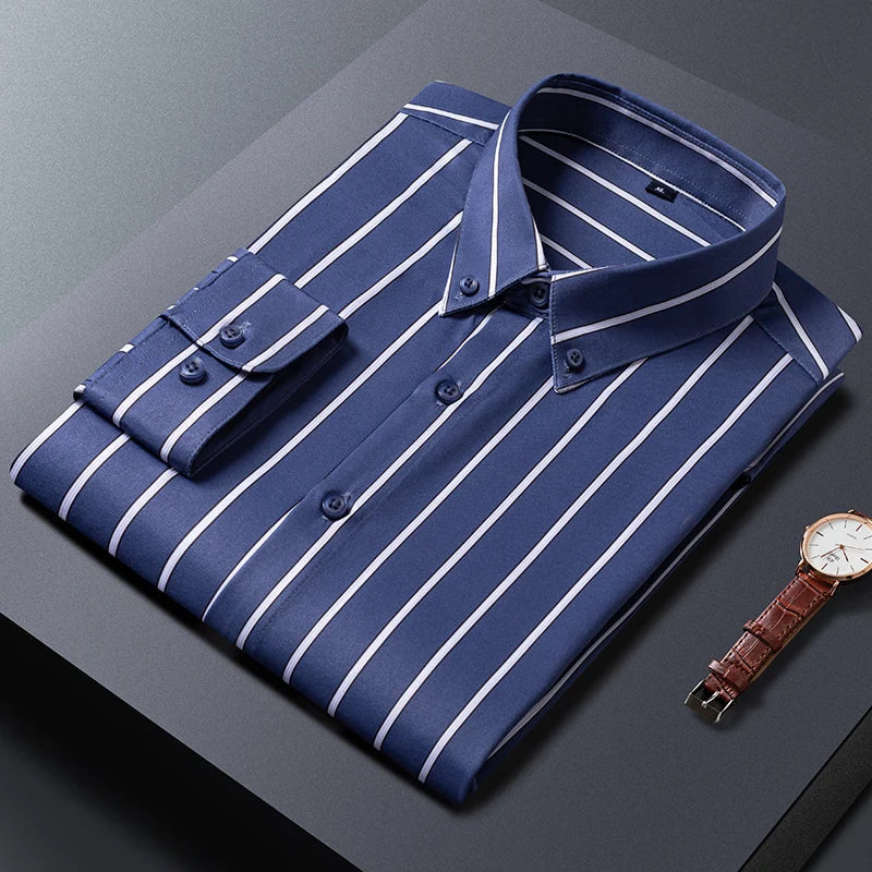 Camicia Elegante a Righe per Uomo