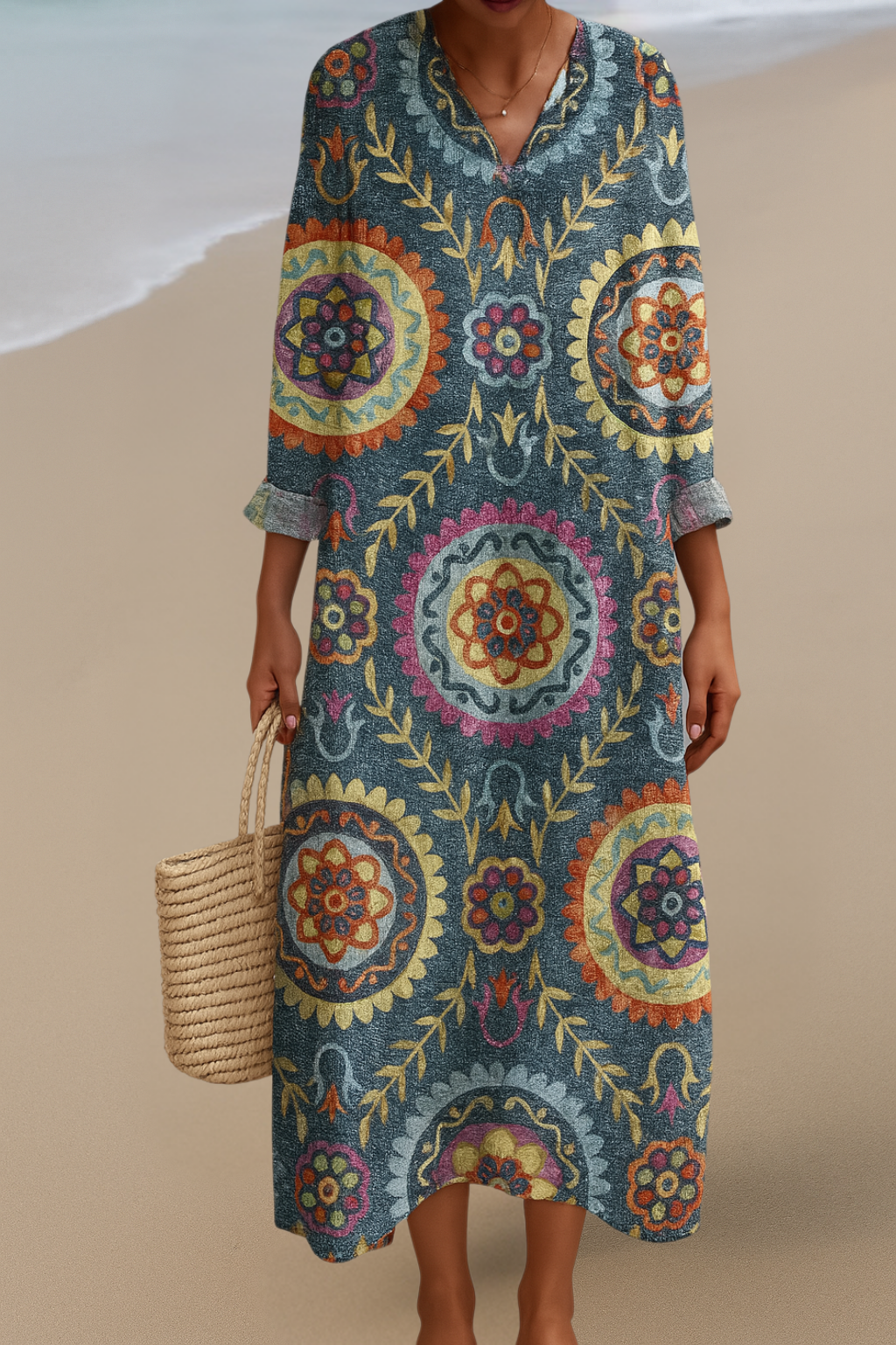 SOFIE | Abito Maxi Mandala – Raggio di Gioia nell'eleganza Boho