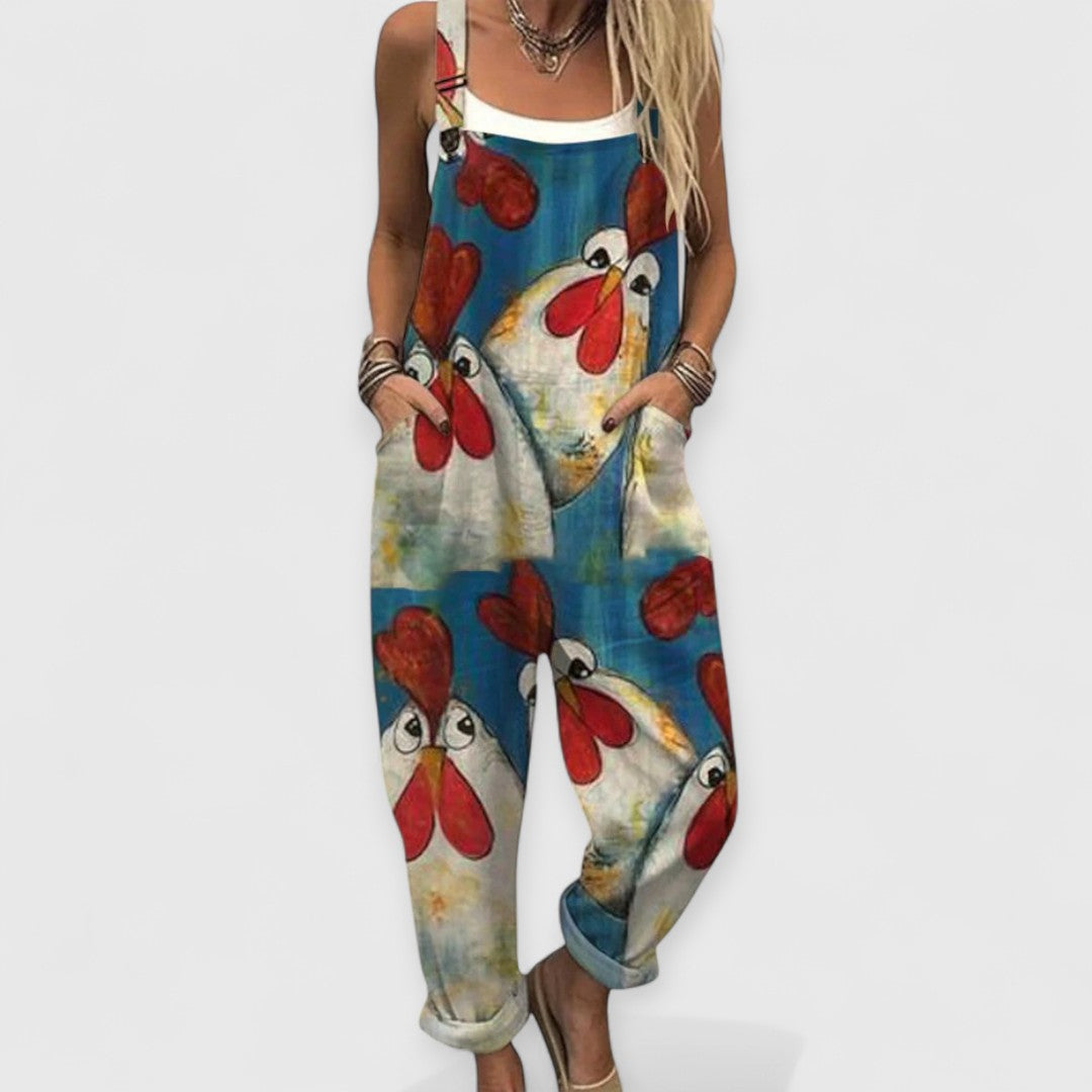 Radosława™ | Tuta Vintage con Pantaloni Larghi